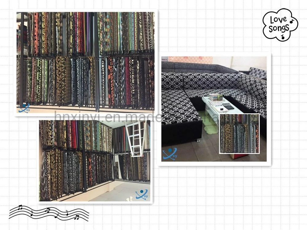 Sofa Bamboo-Hemp Fabric Thickened Linen Compound Needle-Punched Cotton Plain Color Curtain for China Factory