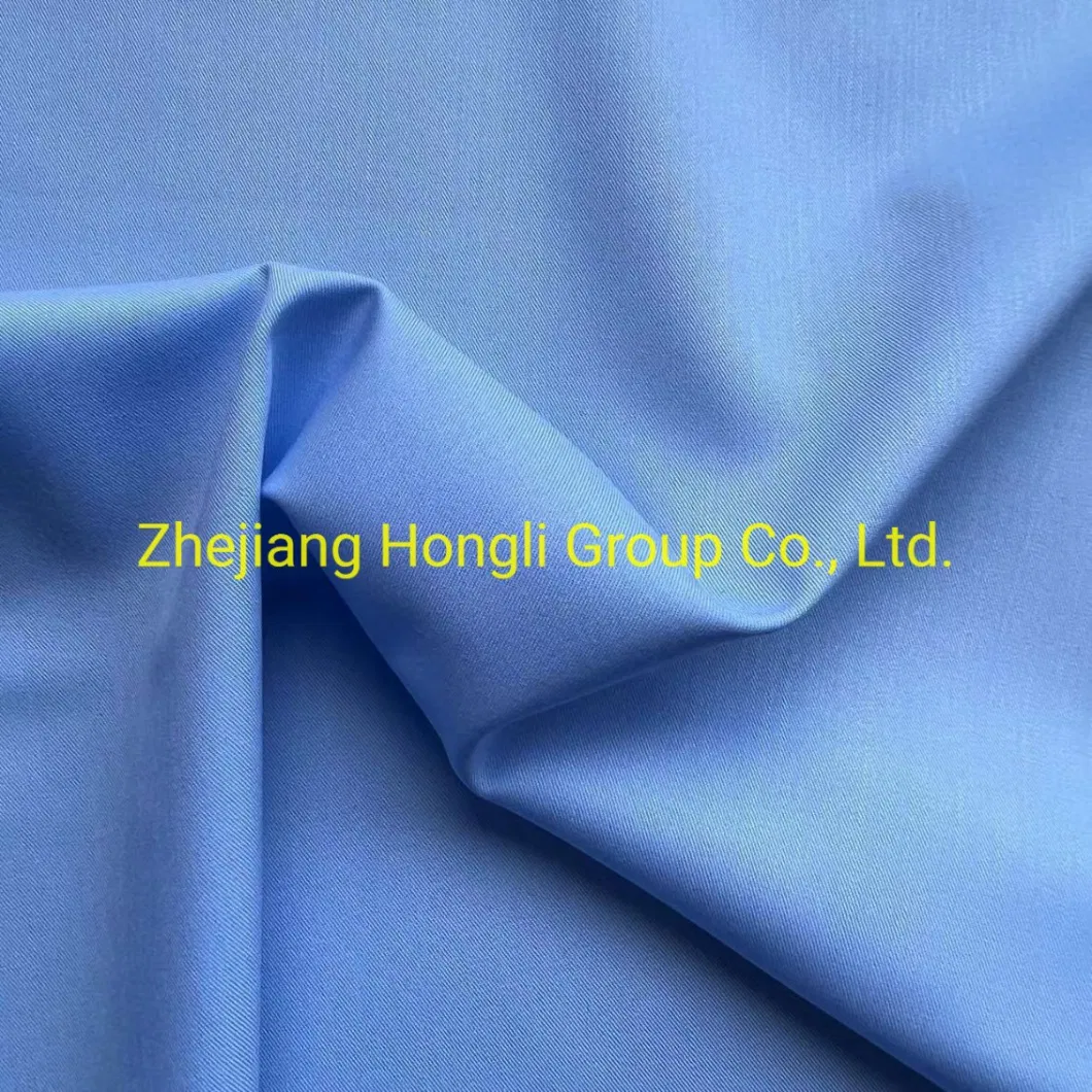 40s Bamboo Polyester Spandex 145GSM Woven Fabric for Shirt