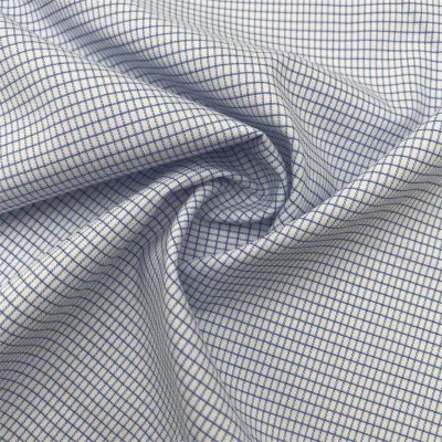 Yigao Textile Bamboo Fiber Shirt Fabric Woven Lattice Fabric