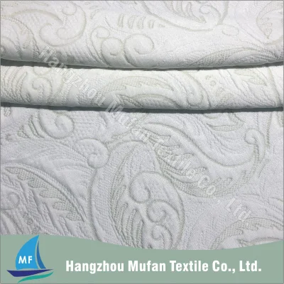 Hot Sale Pattern Green Bamboo Knitted Jacquard Mattress Ticking Fabric